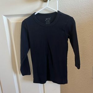Black long sleeve shirt